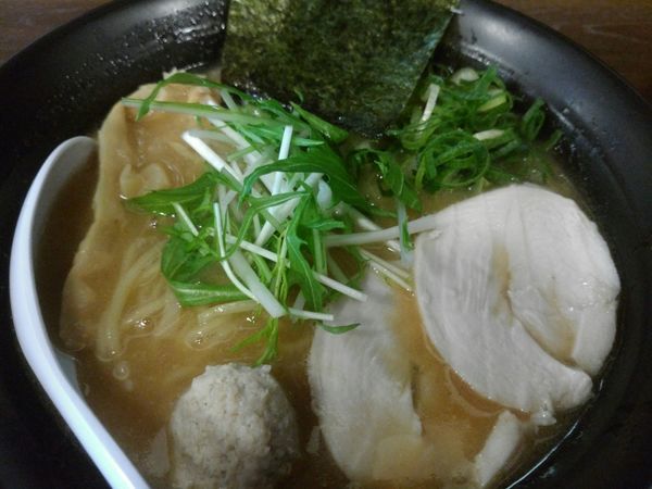 「濃厚鶏そば黒」@麺屋ばらいちの写真