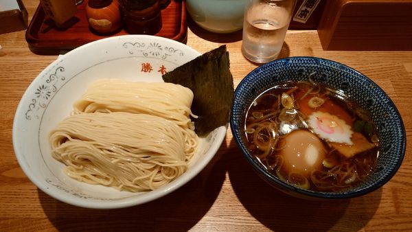 「味玉清湯(しょうゆ)つけそば」@つけそば 神田勝本の写真