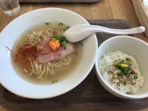 「真鯛だしラーメン鯛茶漬けセット1080円」@Umikazeの写真