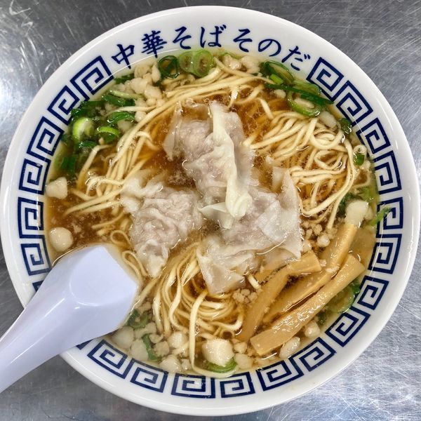 「ワンタン麺 (650円)」@中華そば そのだの写真