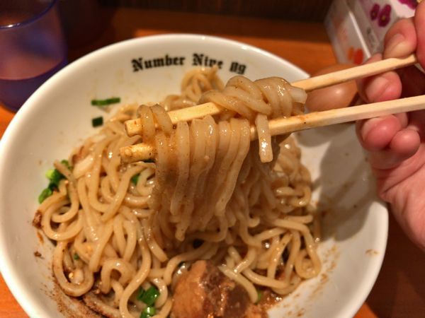 「油そば」@麺Dining Number Nine 09の写真