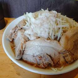 ラーメン中 豚マシ  脂