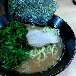 ほうれん草ラーメン中盛