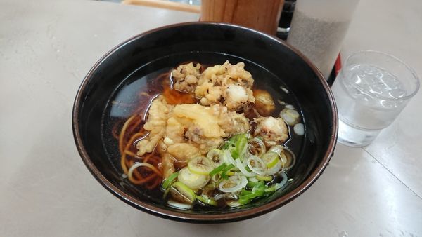 「げそ天そば」@山田屋の写真