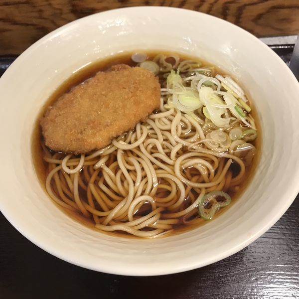 「コロッケ（￥360）」@そば処 かめや 新橋店の写真