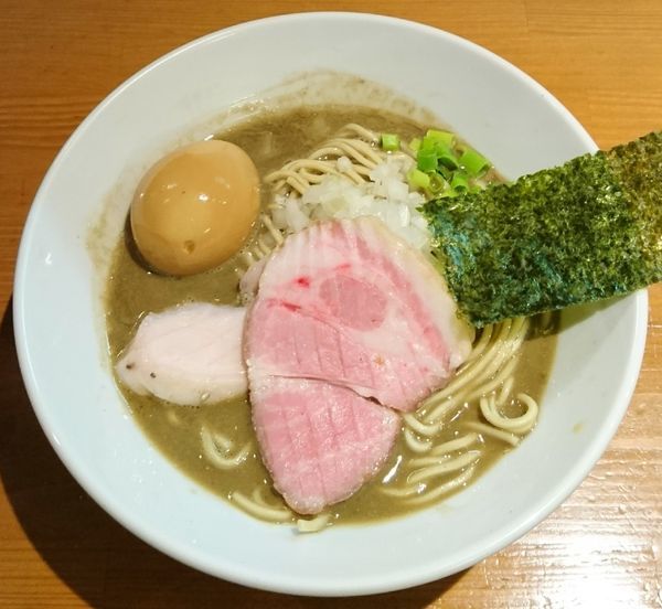 「味玉濃厚蕎麦＋和え玉」@亀戸煮干中華蕎麦 つきひの写真