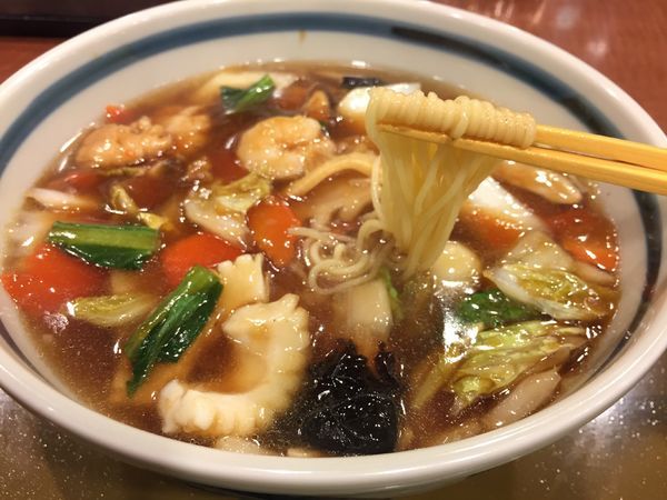 「五目うま煮めん」@三宝亭 信州中野店の写真