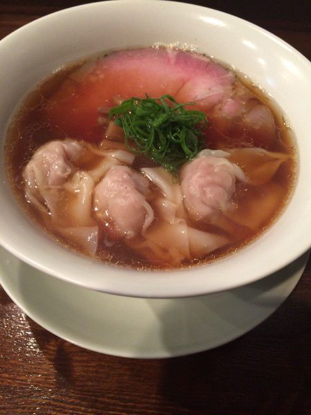 「醤油海老ワンタン麺 ¥1050 & 諸々」@創作麺工房 鳴龍の写真