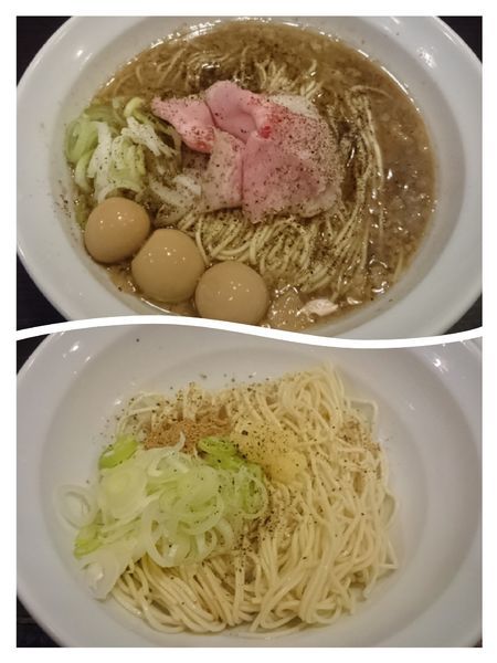 「福富ブラック+うずら味玉 生姜の替え玉」@灰汁中華 丿貫 福富町本店の写真