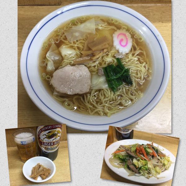 「わんたんめん400円他」@新京の写真