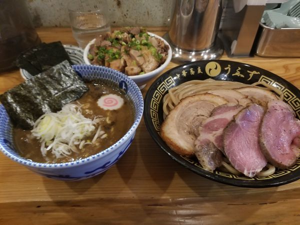 「つけチャーシュー(並)チャーシューごはん」@中華蕎麦うゑずの写真