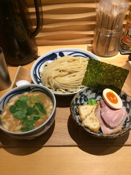 「酒粕濃厚つけそば(大)1,000円」@銀座 風見の写真