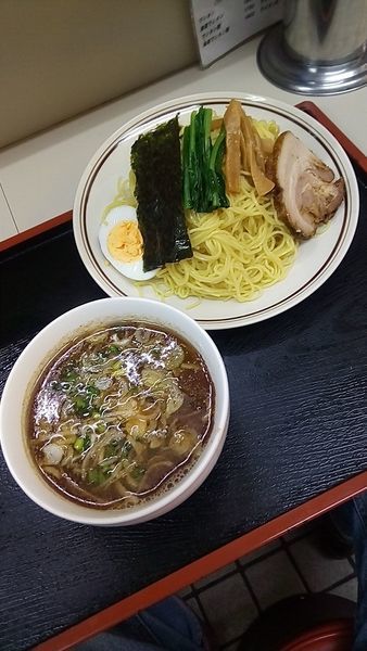 「つけ麵（中盛）５５０円」@中華料理 ひろしの写真
