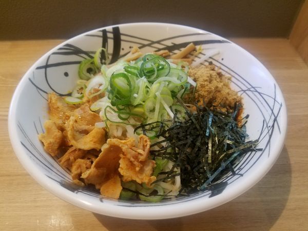 「辛激の節まぜそば」@麺将 ケン暴の写真