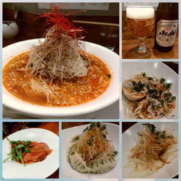 「酸辣麺　900円＋色々」@創作麺工房 鳴龍の写真