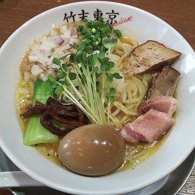「味玉鶏ホタテそば」@竹末東京プレミアムの写真