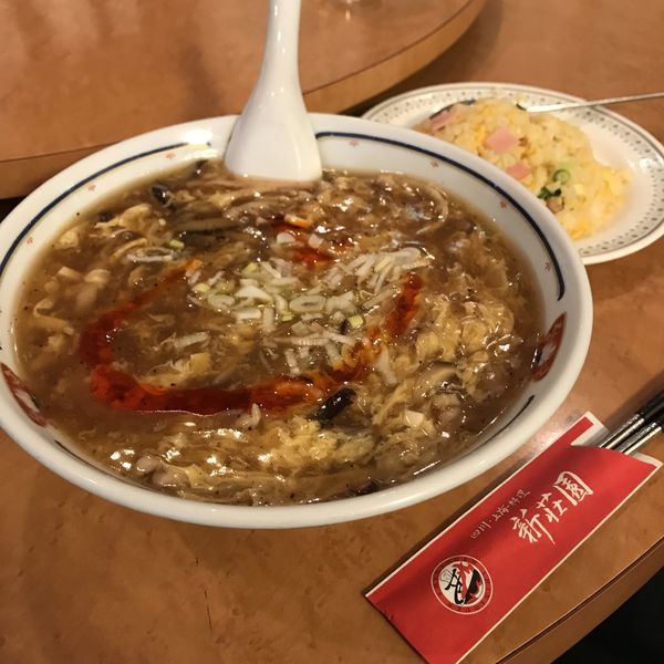 「ラーメンセット（￥900）※」@新荘園 本店の写真