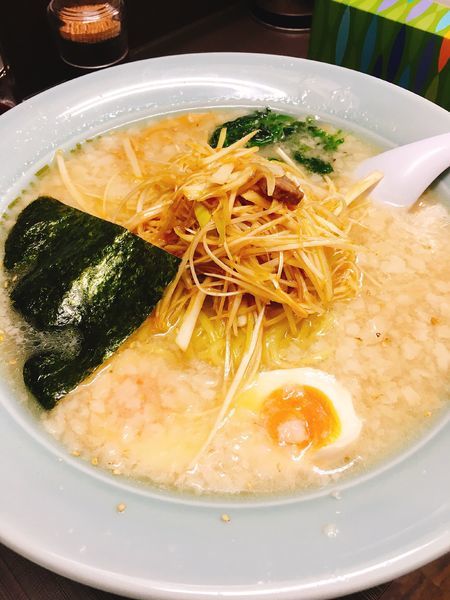 「ネギ塩煮卵ラーメン」@ラーメンショップ椿 ひたちなか店の写真