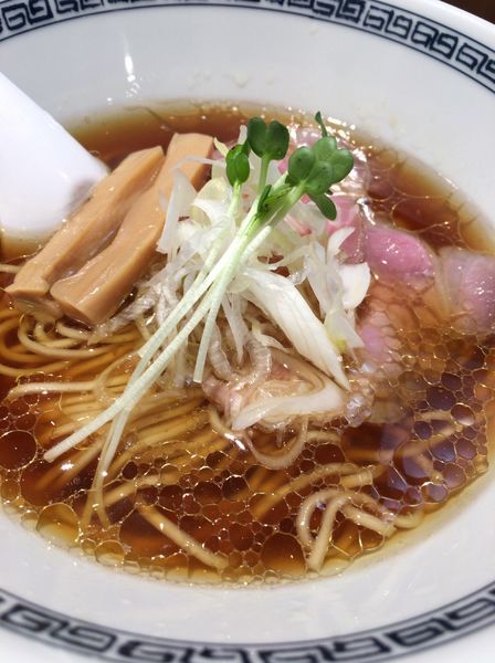 「中華そば７５０円麺少なめ」@中華そば ます田の写真