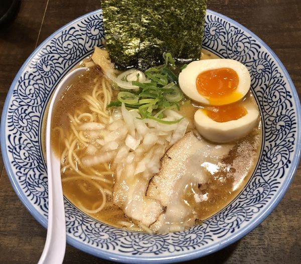 「煮干中華そば＋味玉（￥750＋￥100）」@麺匠 銀星 海美風の写真