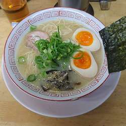 博多ラーメン650+味玉100+替え玉100