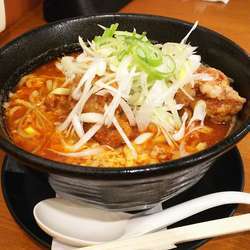 から揚げタンタンメン（辛さ普通） 大盛