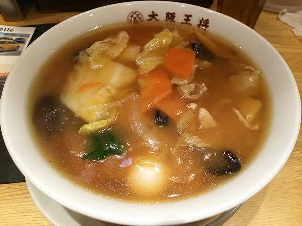 「五目あんかけラーメン　※クーポンで５００円」@大阪王将 塩尻広丘店の写真