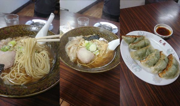 「『ワンタンメン+餃子(￥650+450)』」@丸長 豪徳寺店の写真