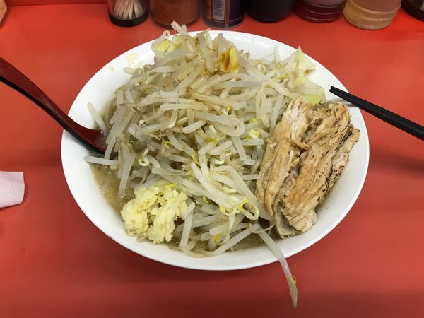 「らーめん（中盛）野菜ちょい増し」@ぬ〜どる専門店 バカみたいに愛してたの写真