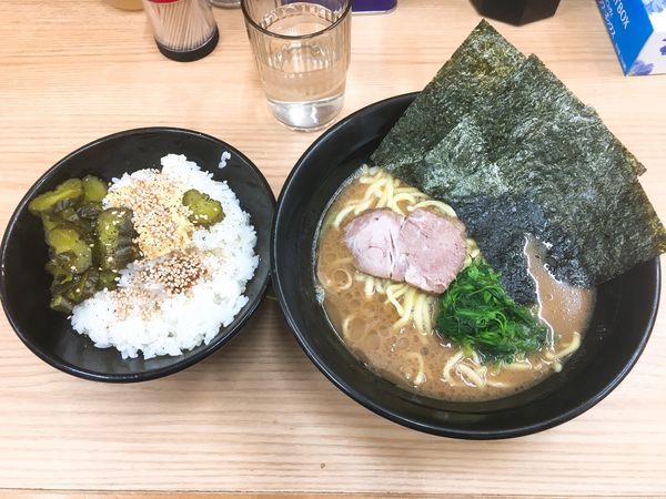 「ラーメン／¥650」@横浜ラーメン 武蔵家 御茶ノ水店の写真