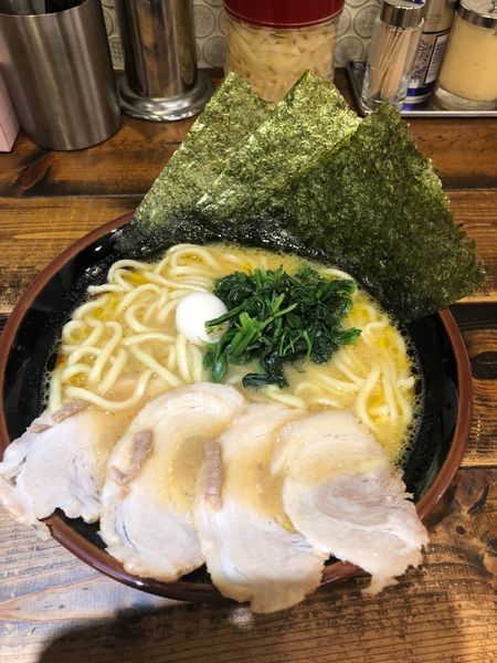 「チャーシュー麺並、硬め濃いめ」@横浜家系ラーメン力丸家の写真