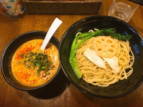 「旨辛つけ麺+日替ミニ丼/¥850+200」@鶏ラーメン TOKUの写真
