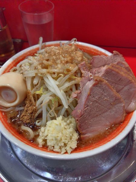 「103小ブタ¥850 煮卵¥100 削り節無料」@ラーメンタロー 五反田の陣の写真