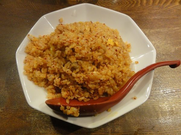 「辛子焼きめし」@麺や 六三六 茶屋町店の写真