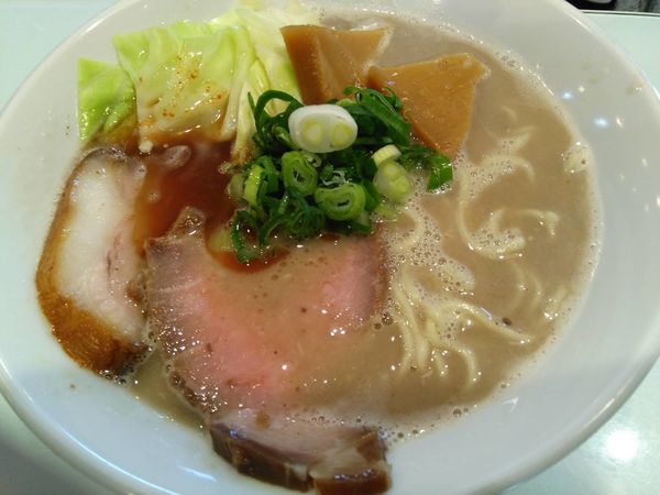 「豚骨ラーメン」@らーめん 五ノ神精肉店 煮干し編の写真