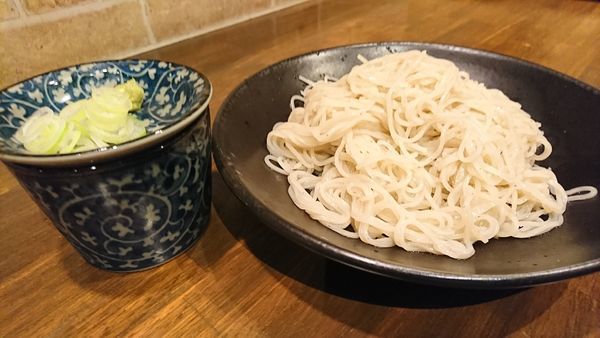 「もりそば（さらしなを選択）　４９０円」@十割そば 東京バッソの写真