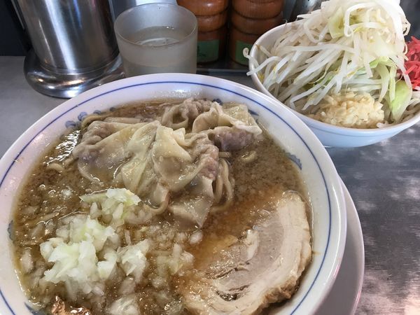 「雲呑つけめん」@らーめん大 練馬店の写真