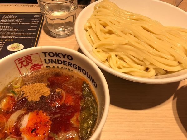 「辛つけめん」@TOKYO UNDER GROUND RAMEN 頑者の写真