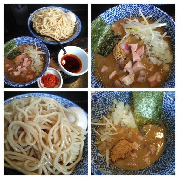 「辛つけ麺特盛り（ナカムラー油付き）」@狼煙 〜NOROSHI〜の写真