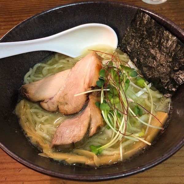 「濃厚牡蠣ソバ」@貝だしラーメン 貝ガラ屋の写真