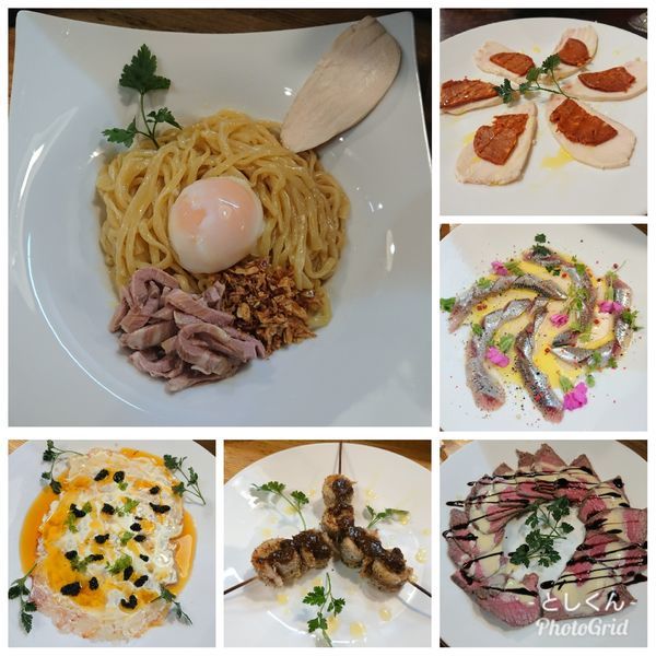 「【限定】温玉トリュフオイルの和えそば　他」@麺庵 小島流の写真