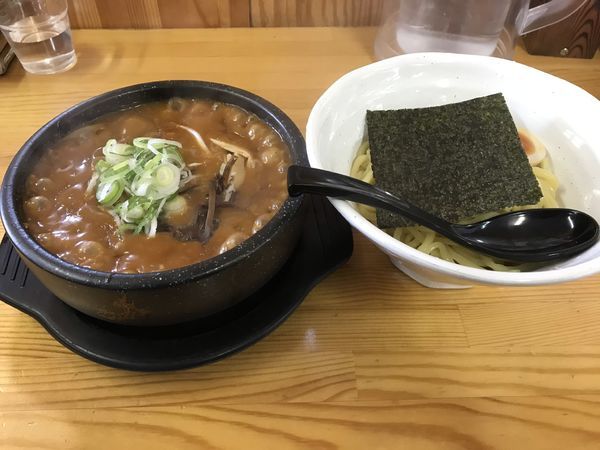 「辛魚つけ麺」@武市商店の写真