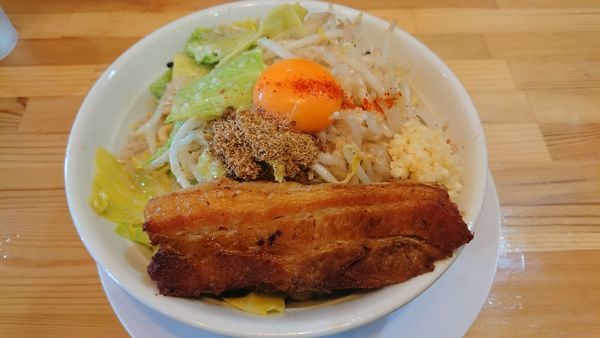 「男気まぜ@800円」@らーめん まるはちの写真