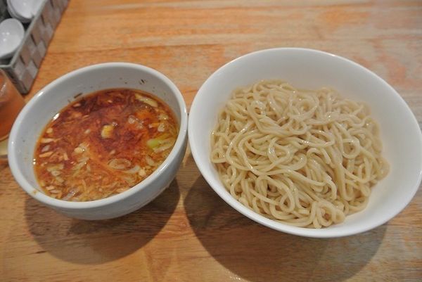 「塩つけ麺　750円　並　あつもり」@麺家 彩華 池上店の写真