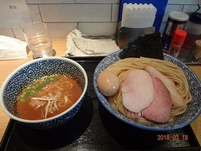 「特製濃厚魚介つけ麺（大盛り）」@麺屋 一燈の写真