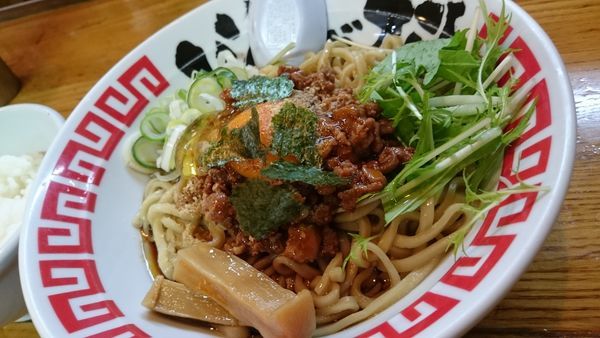 「まぜそば」@らーめん じゃげな 南箕輪店の写真