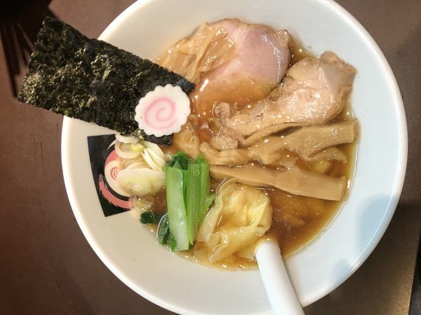 「ワンタン中華そば」@おおぜき中華そば店の写真