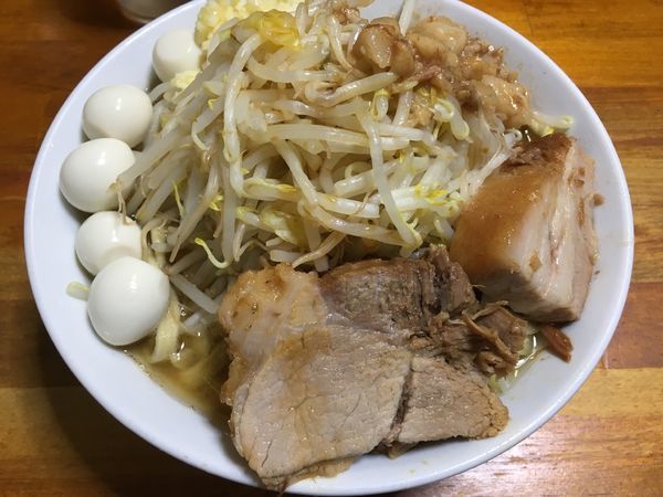 「小ラーメンうずら コール全部」@蓮爾 新町一丁目店の写真