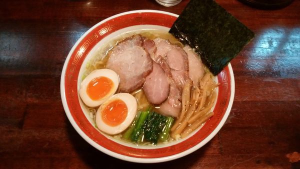 「特製らーめん(塩・平打ち)」@麺処 懐やの写真