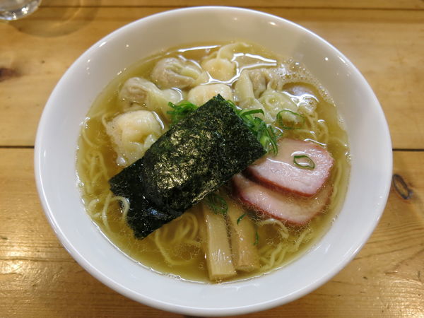「特製ワンタン麺（白だし）：1000円」@支那そば 大和 稲荷町本店の写真